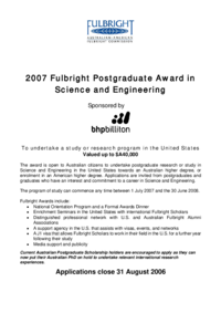 2007 BHP Billiton Award Text.pdf